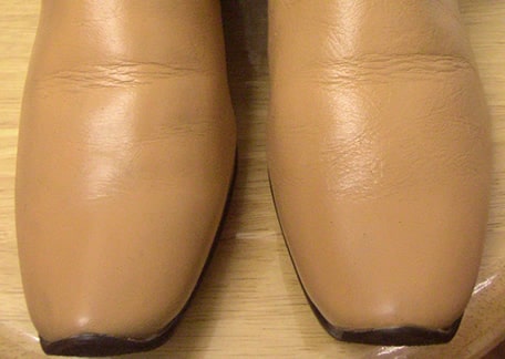 靴のシミアフター