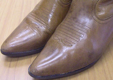 靴の擦り傷や色落ちアフター