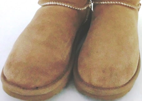 ムートンブーツの汚れ2アフター