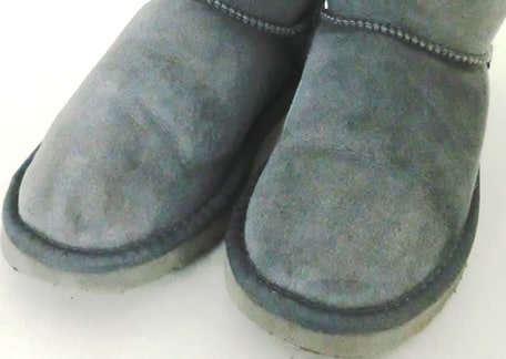 ムートンブーツの汚れ3アフター